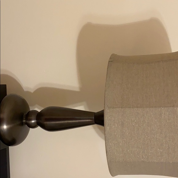 Nightstand and lamp - Picture 2 of 2